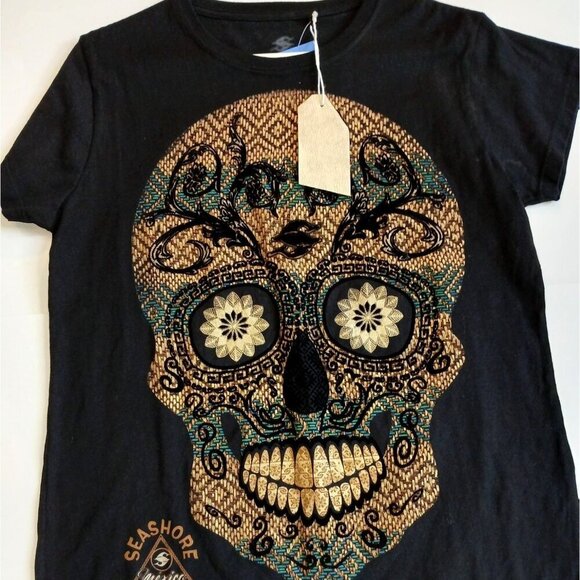 SEASHORE Other - SEASHORE Men's XL(46-48 ) T-Shirt black100%cotton made in Mexico